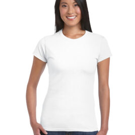 Γυναικεία T-shirts μπλουζάκια λευκά 100% βαμβακερά