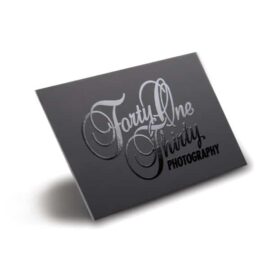 Κάρτες 350gr ανάγλυφες 1 όψης με Ματ πλαστ/ση κωδ. KL